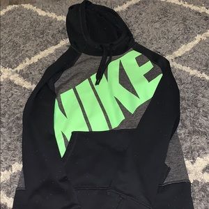 Nike women’s lime green hoodie